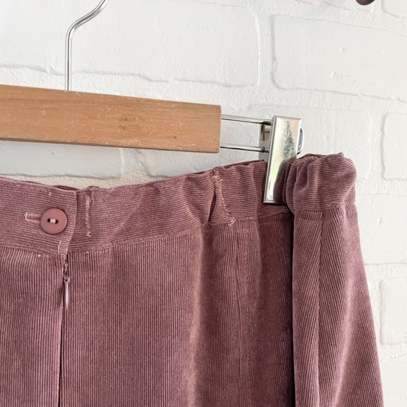 Vintage Y2K A-line Skirt Fairy Micro Corduroy Embroidered Sequin Asymmetrical 16 - Picture 11 of 15